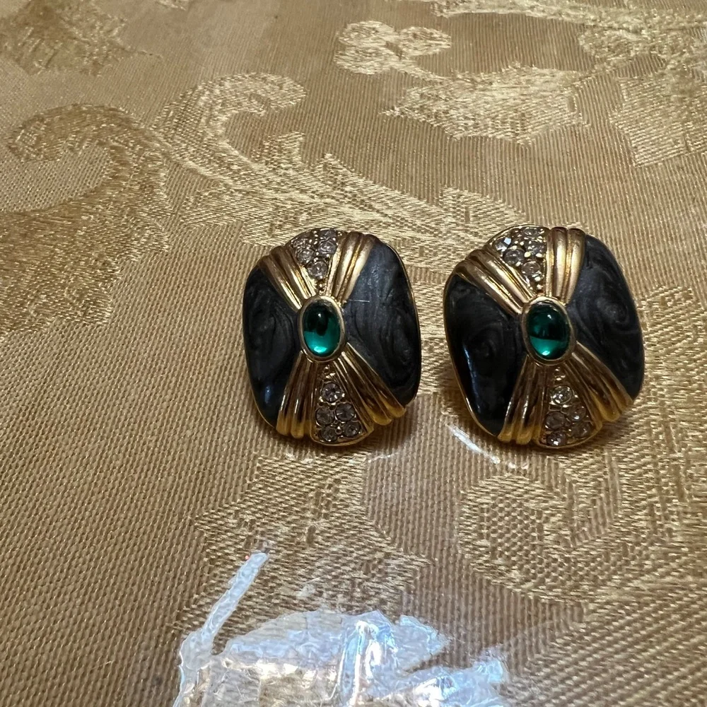 Vintage kjl for Avon earrings - Picture 2 of 3